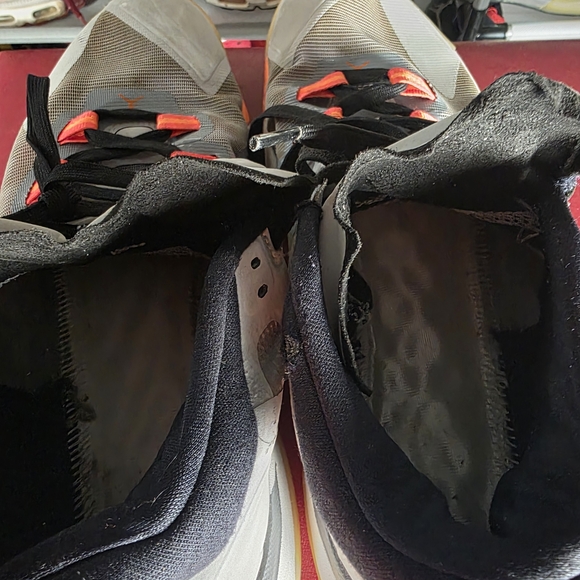 Nike Men's Air Jordan Zion 1 Shoes DA3130-008 Sneakers Gray Orange Size 11.5 - Picture 8 of 10